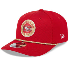 San Francisco 49ers New Era 2024 Sideline 9SEVENTY Stretch-Snap Hat Scarlet - NFL