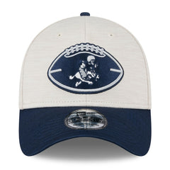 Dallas Cowboys New Era 2024 Sideline Historic 39THIRTY Flex Hat Stone/Navy - NFL