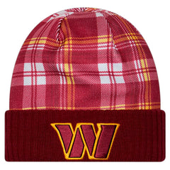 Washington Commanders New Era Sideline Statement Cuffed Knit Hat Burgundy - NFL