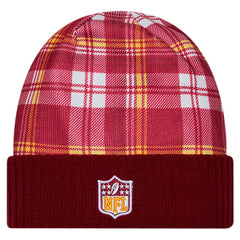 Washington Commanders New Era Sideline Statement Cuffed Knit Hat Burgundy - NFL