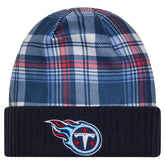 Tennessee Titans New Era Sideline Statement Cuffed Knit Hat Navy - NFL