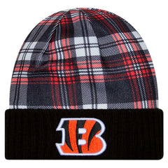 Cincinnati Bengals New Era Sideline Statement Cuffed Knit Hat Black - NFL