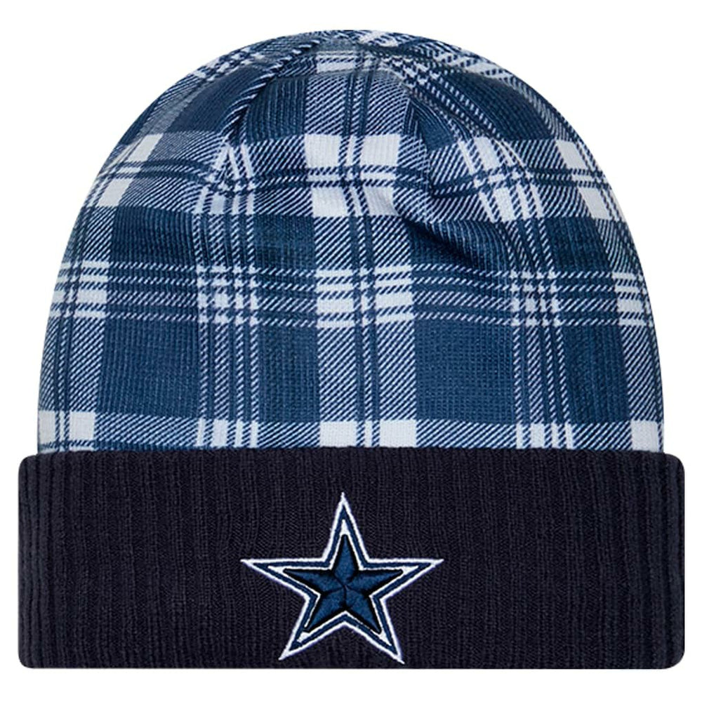 Dallas Cowboys New Era Sideline Statement Cuffed Knit Hat Navy - NFL