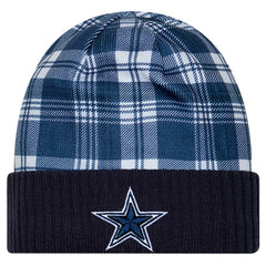 Dallas Cowboys New Era Sideline Statement Cuffed Knit Hat Navy - NFL