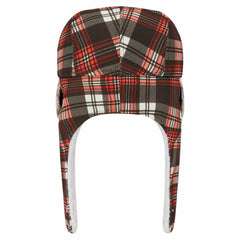 Cleveland Browns New Era Sideline Plaid Sherpa Trapper Hat Brown - NFL