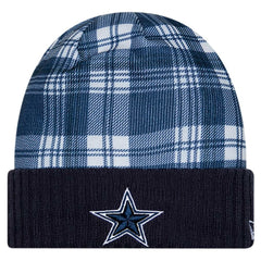 Dallas Cowboys New Era Youth Sideline Statement Cuffed Knit Navy - NFL