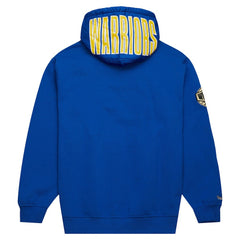 Mitchell & Ness - Golden State Warriors Team OG 2.0 Vintage Logo Fleece Pullover Hoodie - Royal