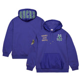 Mitchell & Ness - Milwaukee Bucks Team OG 2.0 Vintage Logo Fleece Pullover Hoodie - Purple