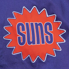Mitchell & Ness - Phoenix Suns Team OG 2.0 Vintage Logo Anorak Windbreaker Quarter-Zip Jacket - Purple