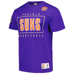 Mitchell & Ness - Phoenix Suns Hardwood Classics Team OG 2.0 Premium Vintage Logo T-Shirt - Purple
