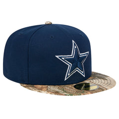Dallas Cowboys New Era Active 59FIFTY Fitted Hat Navy/Realtree Camo - NFL