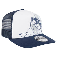 New Era Dallas Cowboys Distressed 9FIFTY A-Frame Snapback Hat White/Navy - NFL