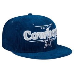 Dallas Cowboys New Era Display Corduroy 9FIFTY Snapback Hat Navy - NFL