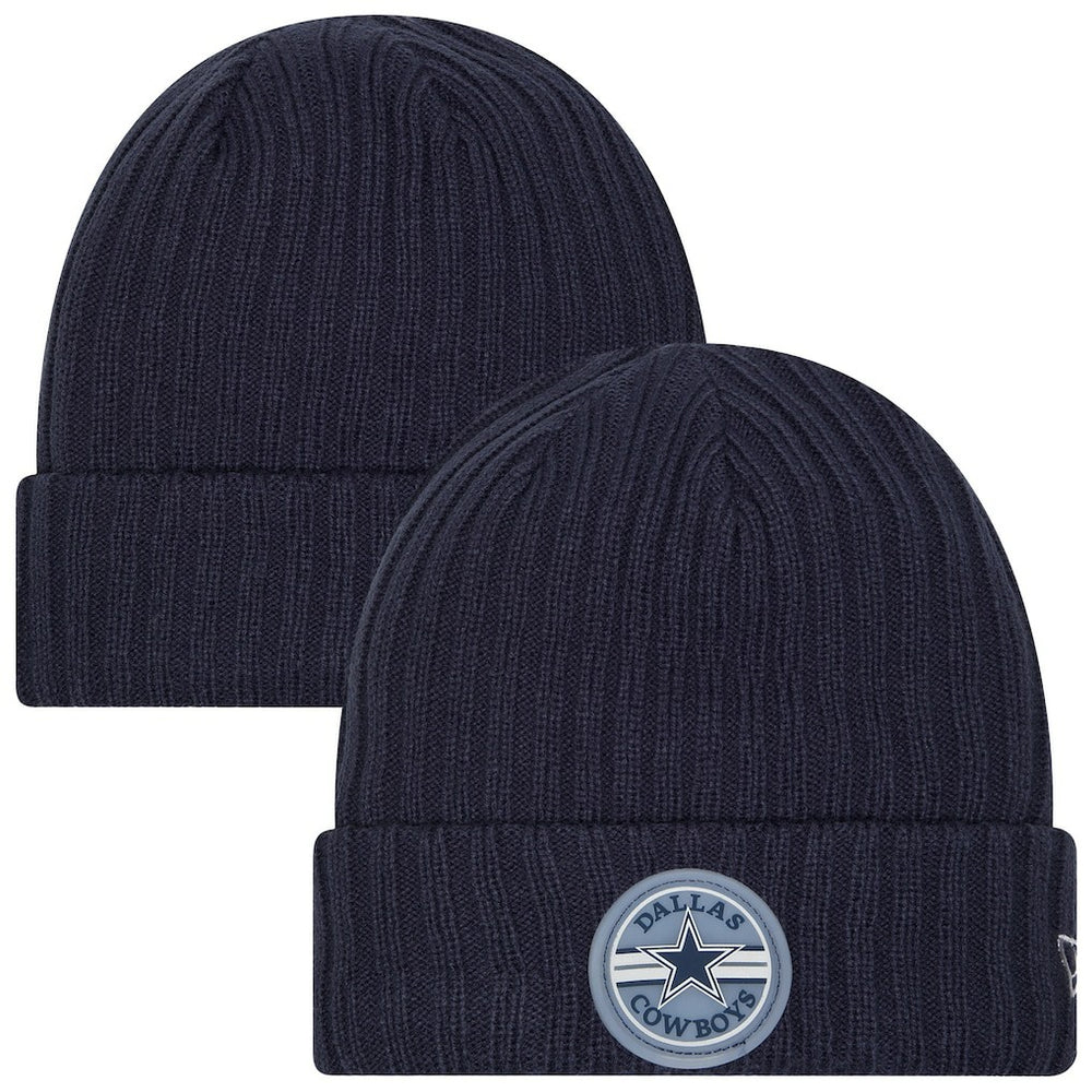 Dallas Cowboys New Era Sport Night Cuffed Knit Hat Navy - NFL