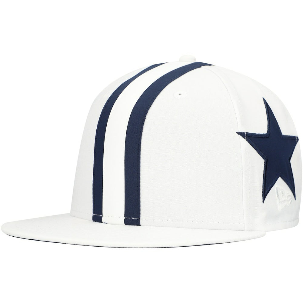 Dallas Cowboys New Era Helmet 9FIFTY Snapback Hat White - NFL