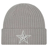Dallas Cowboys New Era Color Pack Cuffed Knit Hat Gray - NFL