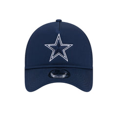 Dallas Cowboys New Era Main A-Frame Trucker 9FORTY Adjustable Hat Navy - NFL
