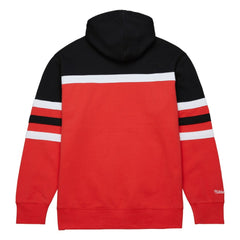 Carolina Hurricanes - Mitchell & Ness Head Coach Pullover Hoodie Red/Black
