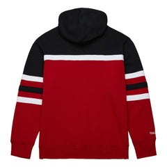 Detroit Red Wings - Mitchell & Ness Head Coach Pullover Hoodie Red/Black