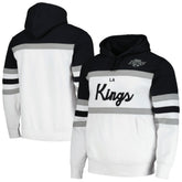 Los Angeles Kings - Mitchell & Ness Head Coach Pullover Hoodie White/Black