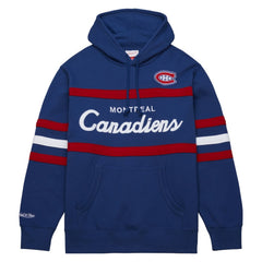Montreal Canadiens - Mitchell & Ness Head Coach Pullover Hoodie Navy