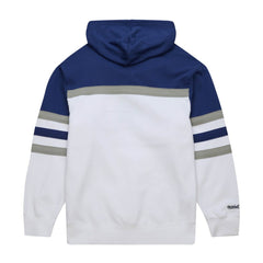 Tampa Bay Lightning - Mitchell & Ness Head Coach Pullover Hoodie White/Blue