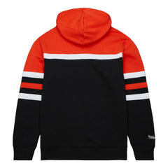 Philadelphia Flyers - Mitchell & Ness Head Coach Pullover Hoodie Black/Orange
