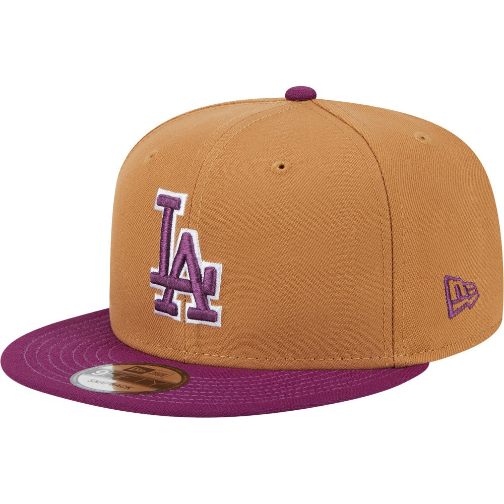 Los Angeles Dodgers New Era Color Pack Two-Tone 9FIFTY Snapback Hat Lifestyle