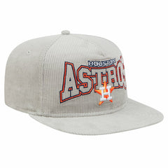 New Era Houston Astros Gray Corduroy Golfer Snapback Hat Near Me