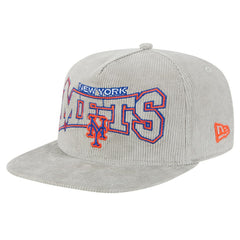 New Era New York Mets Gray Corduroy Golfer Snapback Hat Sale