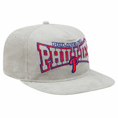 New Era Philadelphia Phillies Gray Corduroy Golfer Snapback Hat Near Me