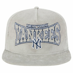 New Era New York Yankees Gray Corduroy Golfer Snapback Hat Online
