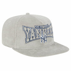 New Era New York Yankees Gray Corduroy Golfer Snapback Hat Online