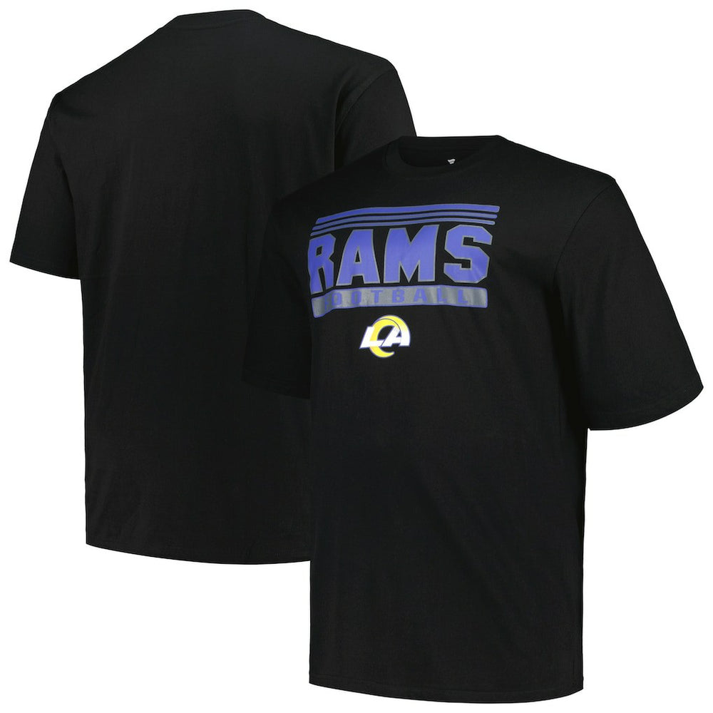 Los Angeles Rams Big & Tall Pop T-Shirt Black - Fanatics