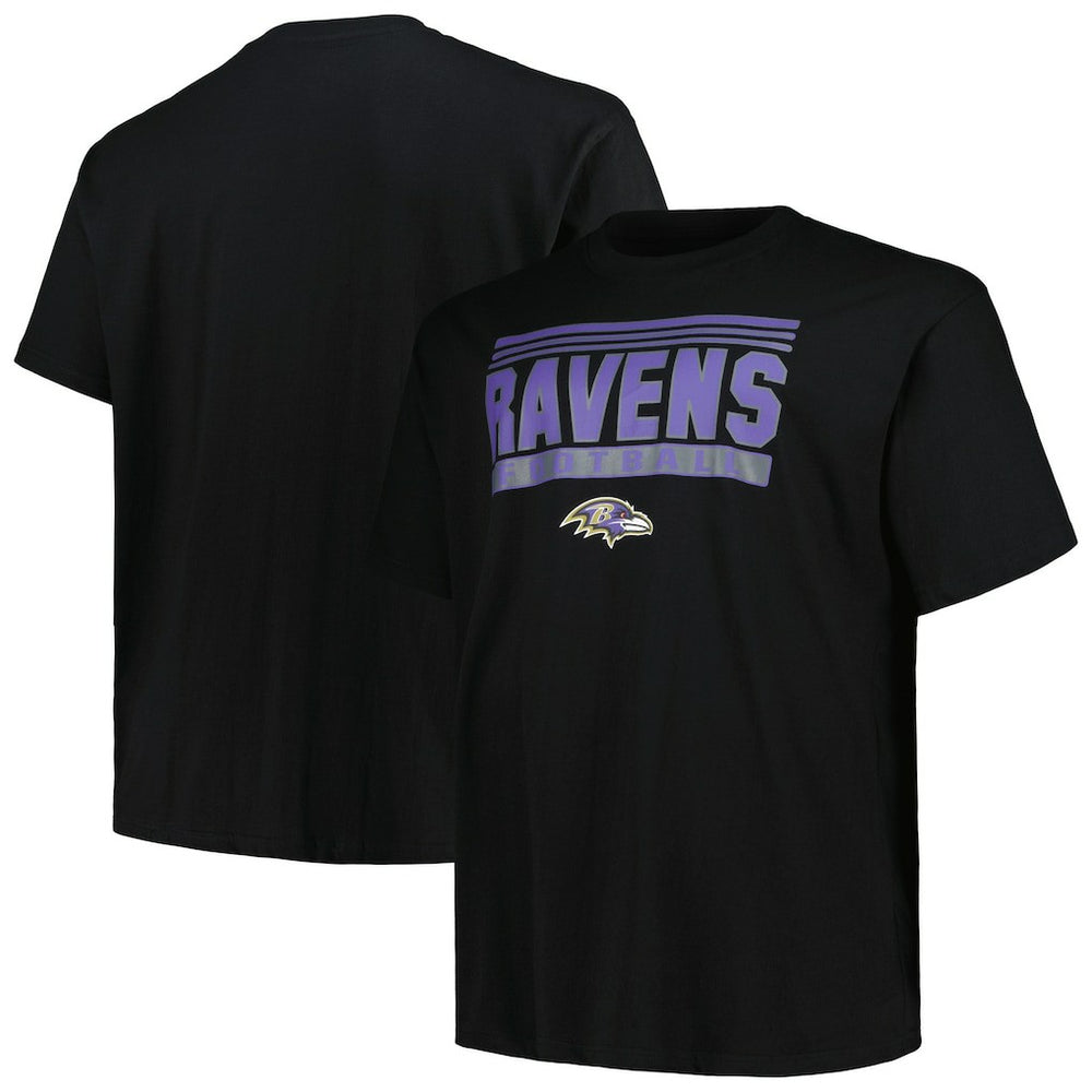 Baltimore Ravens Big & Tall Pop T-Shirt Black - Fanatics