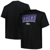 Baltimore Ravens Big & Tall Pop T-Shirt Black - Fanatics