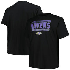 Baltimore Ravens Big & Tall Pop T-Shirt Black - Fanatics