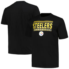 Pittsburgh Steelers Big & Tall Pop T-Shirt Black - Fanatics