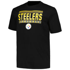 Pittsburgh Steelers Big & Tall Pop T-Shirt Black - Fanatics