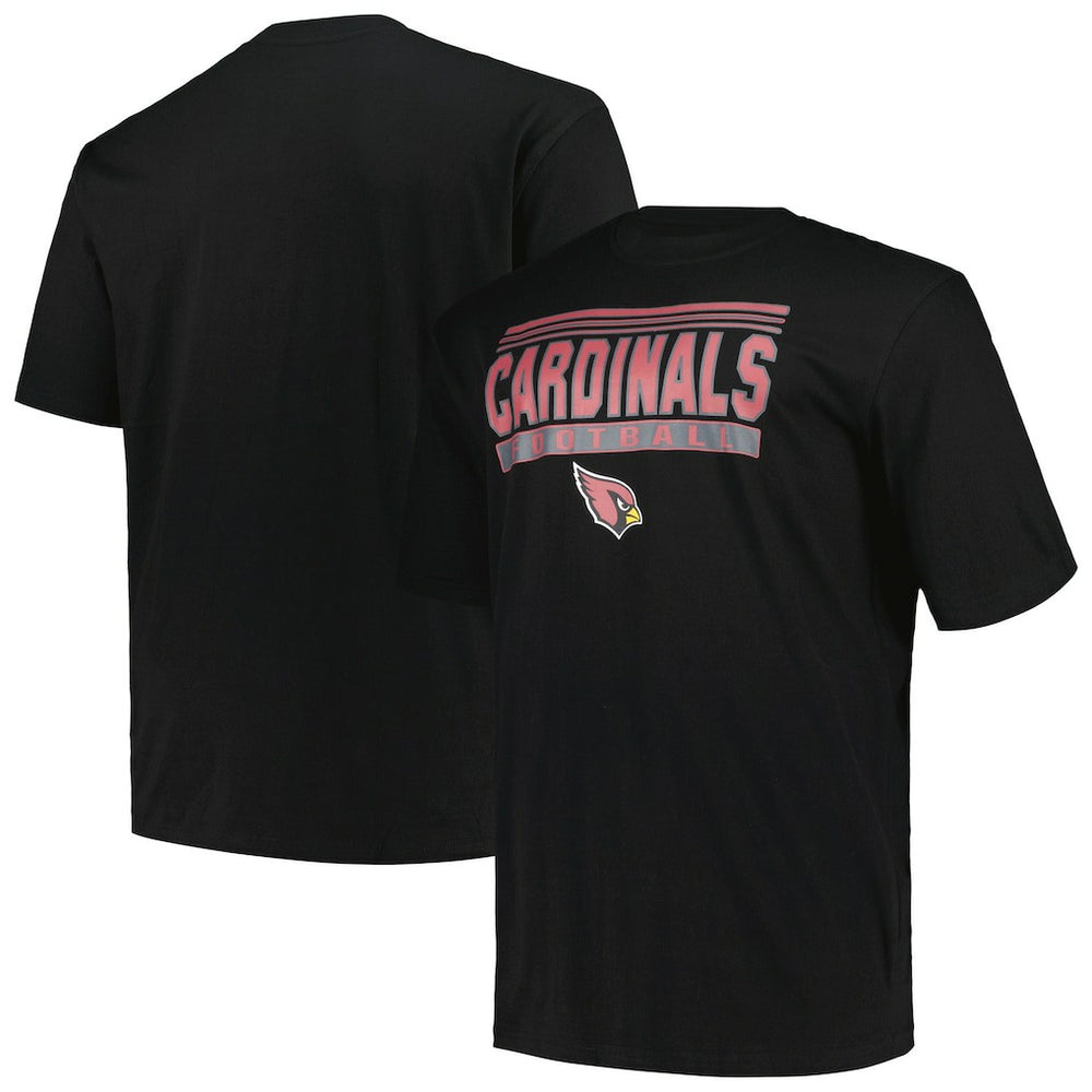 Arizona Cardinals Big & Tall Pop T-Shirt Black - Fanatics