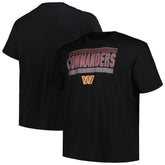 Washington Commanders Big & Tall Pop T-Shirt Black - Fanatics