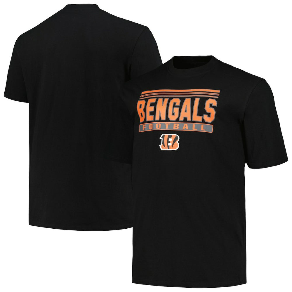 Cincinnati Bengals Big & Tall Pop T-Shirt Black - Fanatics