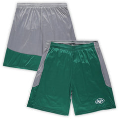 New York Jets Big & Tall Team Logo Shorts Green - Fanatics