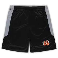 Cincinnati Bengals Big & Tall Team Logo Shorts Black - Fanatics