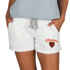 Chicago Bears Concepts Sport Women's Mainstream Terry Lounge Shorts Oatmeal - NFL