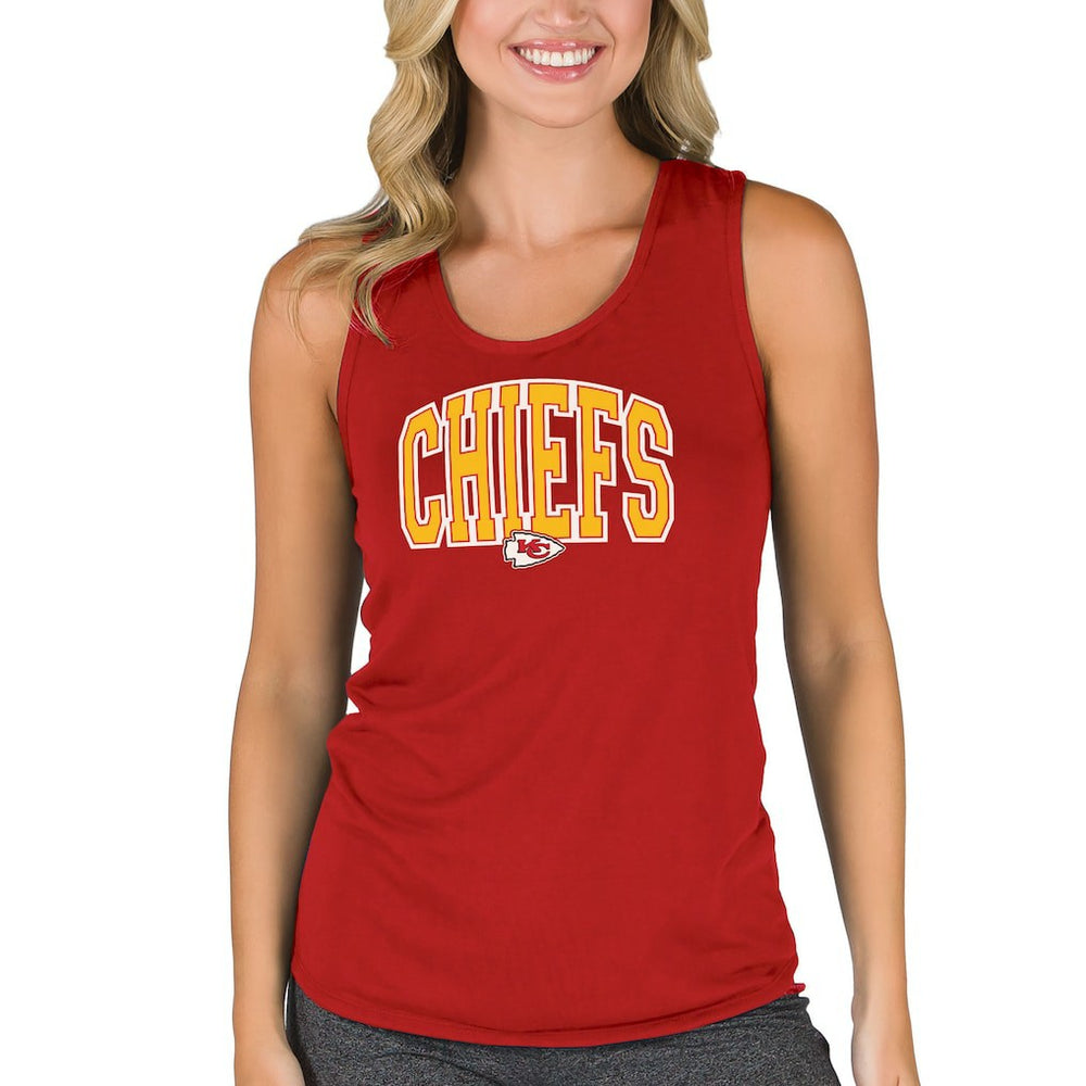 Kansas City Chiefs Concepts Sport Women's Marathon Racer Back Tank Top Red - NFL
