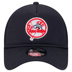New York Yankees New Era 9FORTY A-Frame Trucker Adjustable Hat On Sale