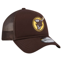 San Diego Padres New Era 9FORTY A-Frame Trucker Adjustable Hat Clearance