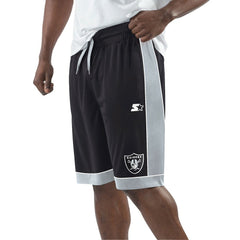 Las Vegas Raiders Starter Fan Favorite Fashion Shorts Black/Silver - NFL