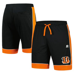 Cincinnati Bengals Starter Fan Favorite Fashion Shorts Black/Orange - NFL